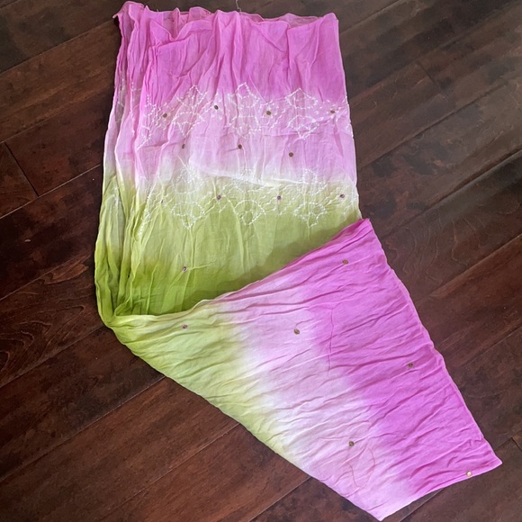 Hand made tie dye bandhani wrap scarf sarong NEW - Picture 9 of 10